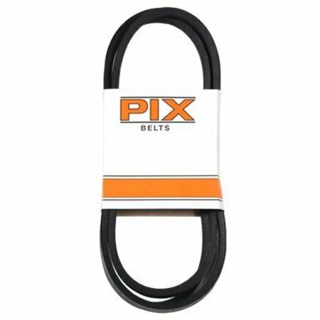 PIX NORTH PIX V-Belt, A, Classical, 1/2 in W, Black A105